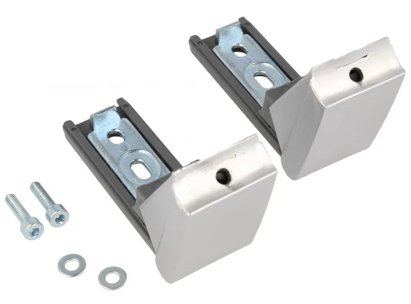 Kit de 2 dobradiças para maçaneta de geladeira Liebherr Inox