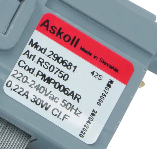 Bomba de desague lavadora Whirlpool, Ariston, Indesit C00085617