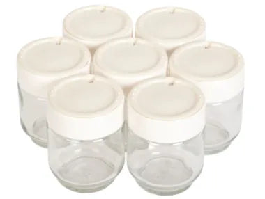 Pack 7 recipientes cristal yogurt Tefal Yogurteo , Yogurta Timer A14A03
