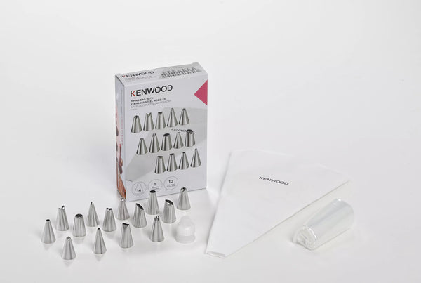 Kenwood Manga pastelera con boquillas de acero inoxidable AS00002749