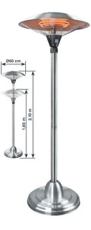 LACOR aquecedor de pé inox terraços 69410