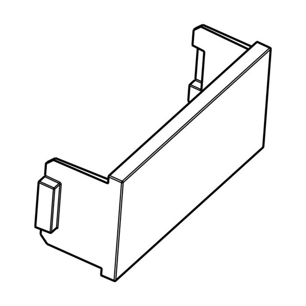 Bisagra para puerta de plata Electrolux de 272 mm x 31 mm x 66 mm. 8074982037