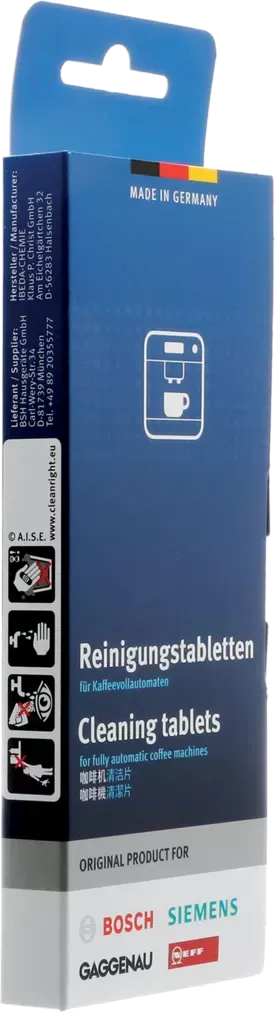 Pastillas limpiadoras cafeteras y termos Bosch, Siemens 00311973