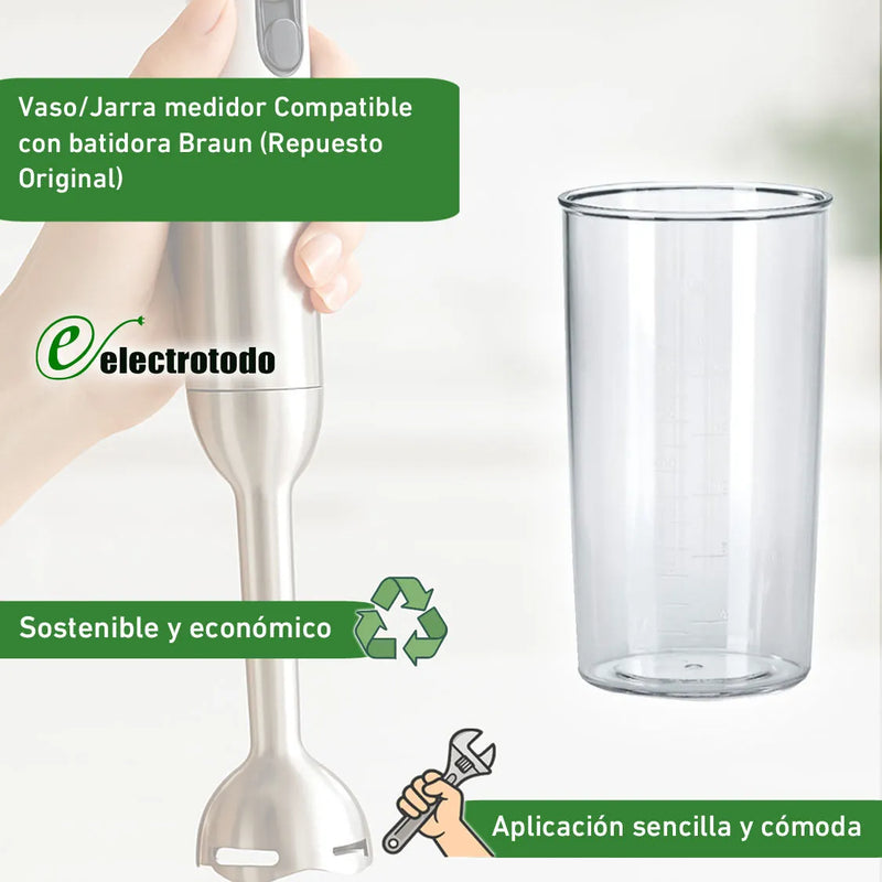 Vaso batidora Braun Multiquick AS00004187