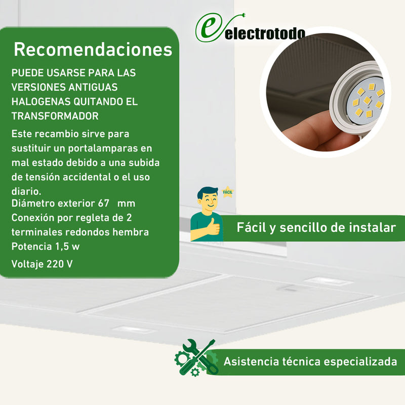 Teka Portalamparas led campânula 89220139