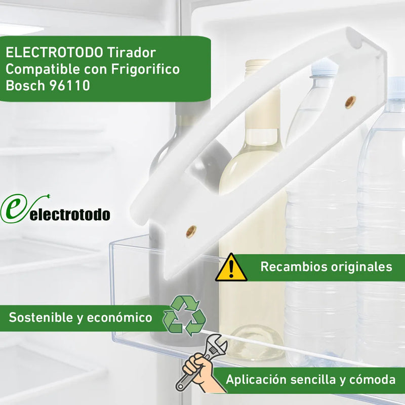 Alça para refrigerador Bosch 00096110