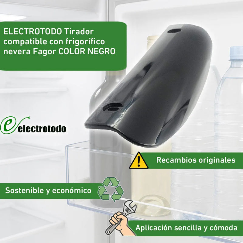 Puxador de painel para refrigerador Fagor, Edesa, Aspes ST0029136