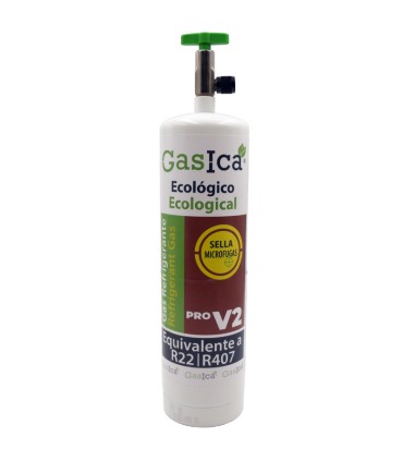 Gas refrigerante ecológico GASICA PRO V2 - R22 R407 R290
