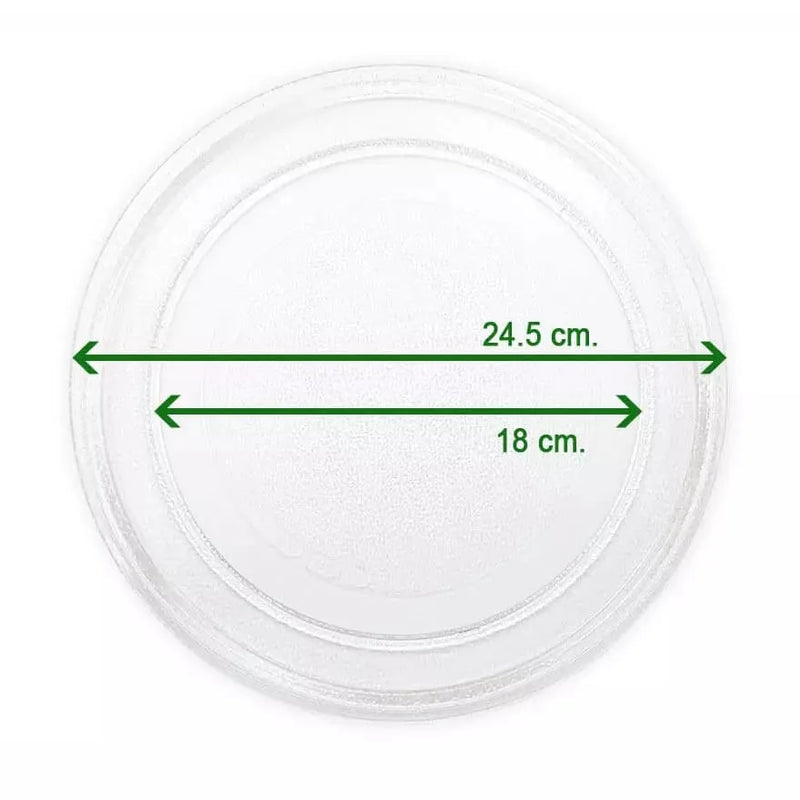 Plato microondas diámetro 24.5cm Universal