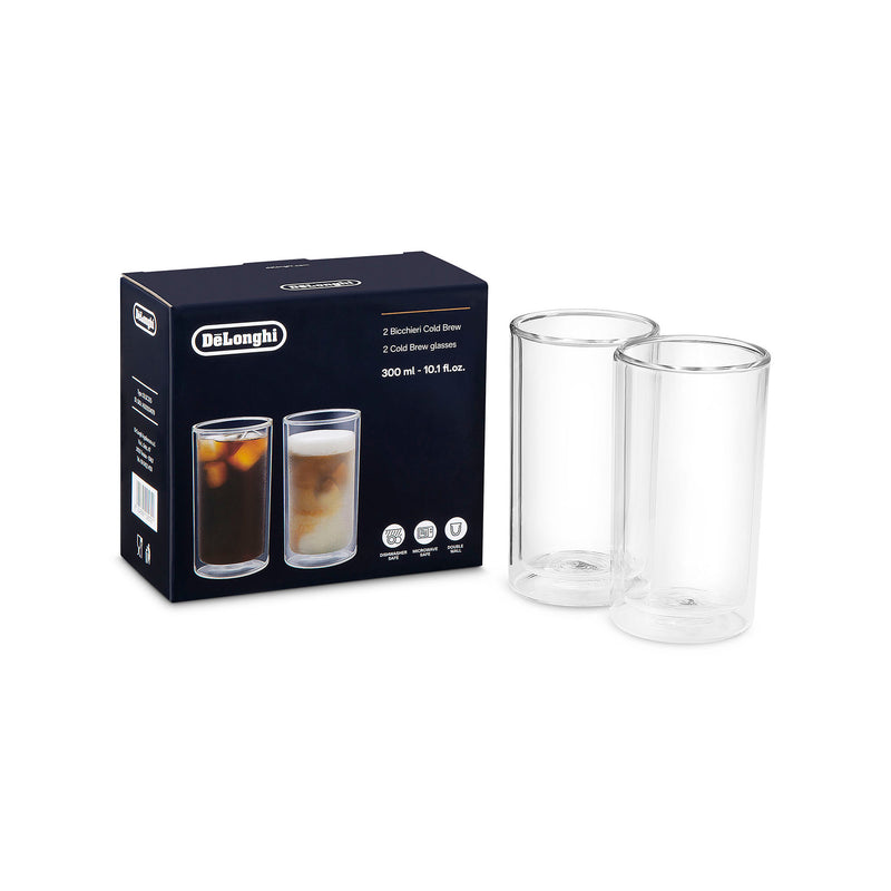 Conjunto de 2 copos de parede dupla para cafeteira Delonghi AS00004179