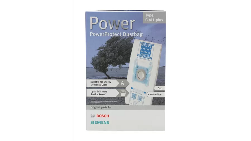 Bolsa aspirador PowerProtect Bosch, Siemens 00577549