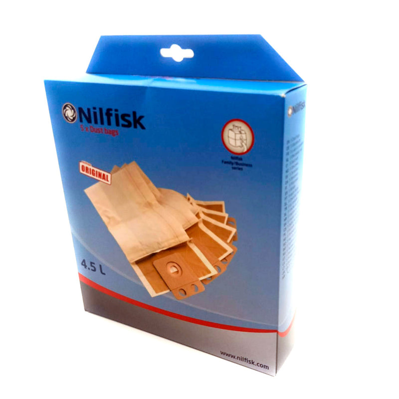 Bolsas aspiradora Nilfisk Business 4.5L - 5 unidades - 82222800
