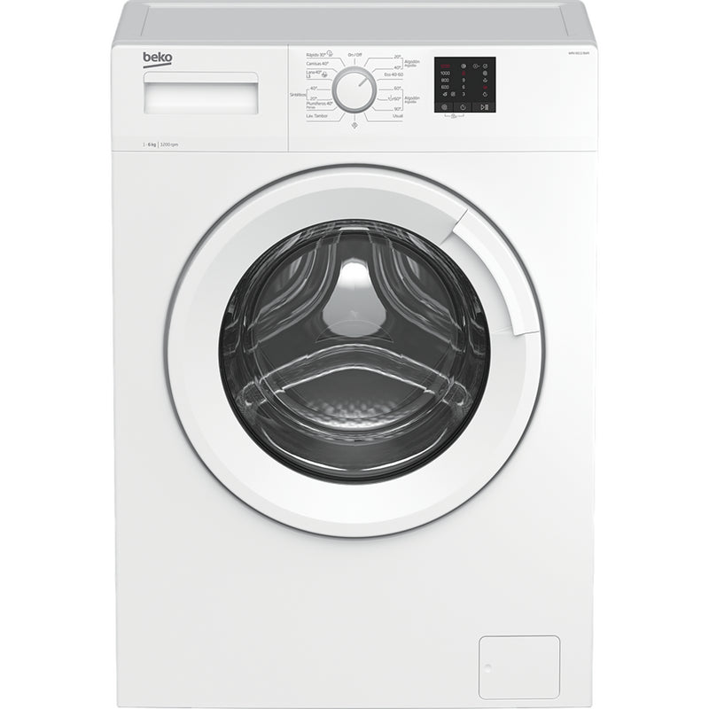 Lavadora Beko carga frontal 6Kg WRV 6611 BWR